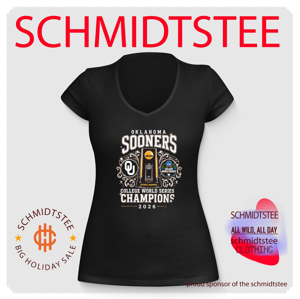 Oklahoma Sooners 2026 College World Series Champions trophy shirt