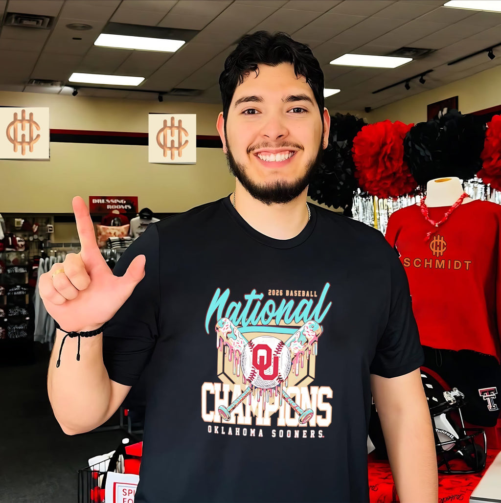 Oklahoma Sooners 2026 NCAA Baseball Men’s College World Series Champions Bats shirt