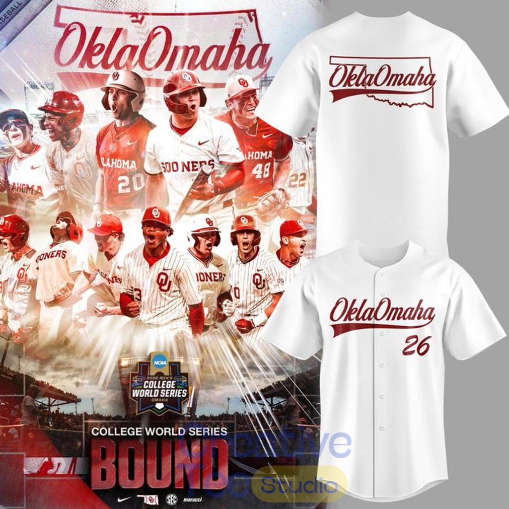 Oklahoma Sooners 2026 Regional OklaOmaha Baseball Jersey