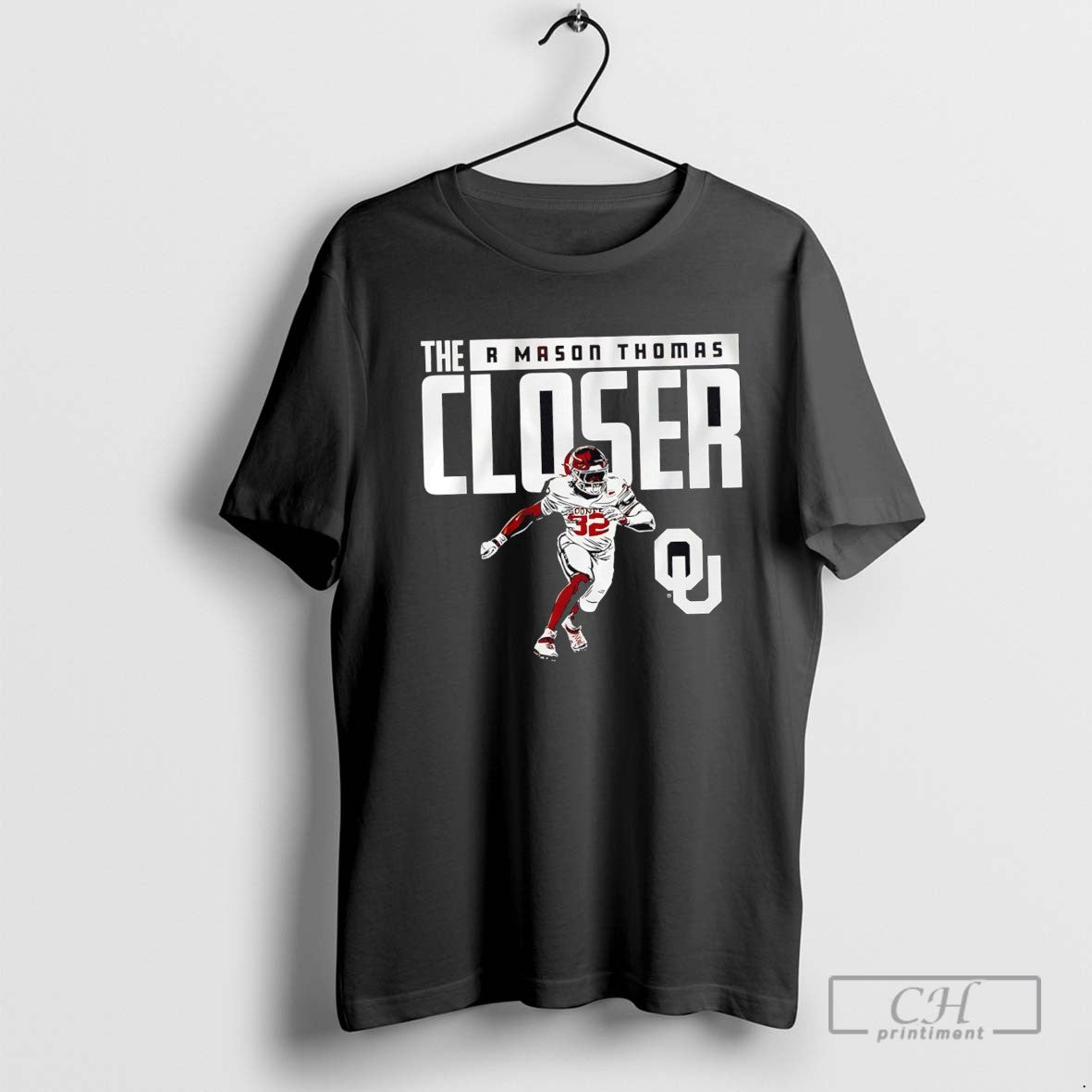 Oklahoma Sooners Football The R Mason Thomas The Closer Long Sleeve
