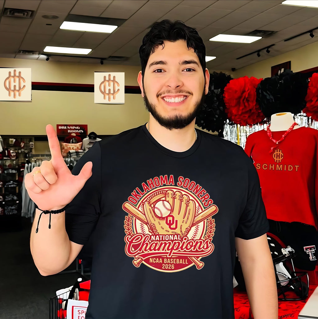 Oklahoma Sooners NCAA Baseball 2026 National Champions logo vintage shirt