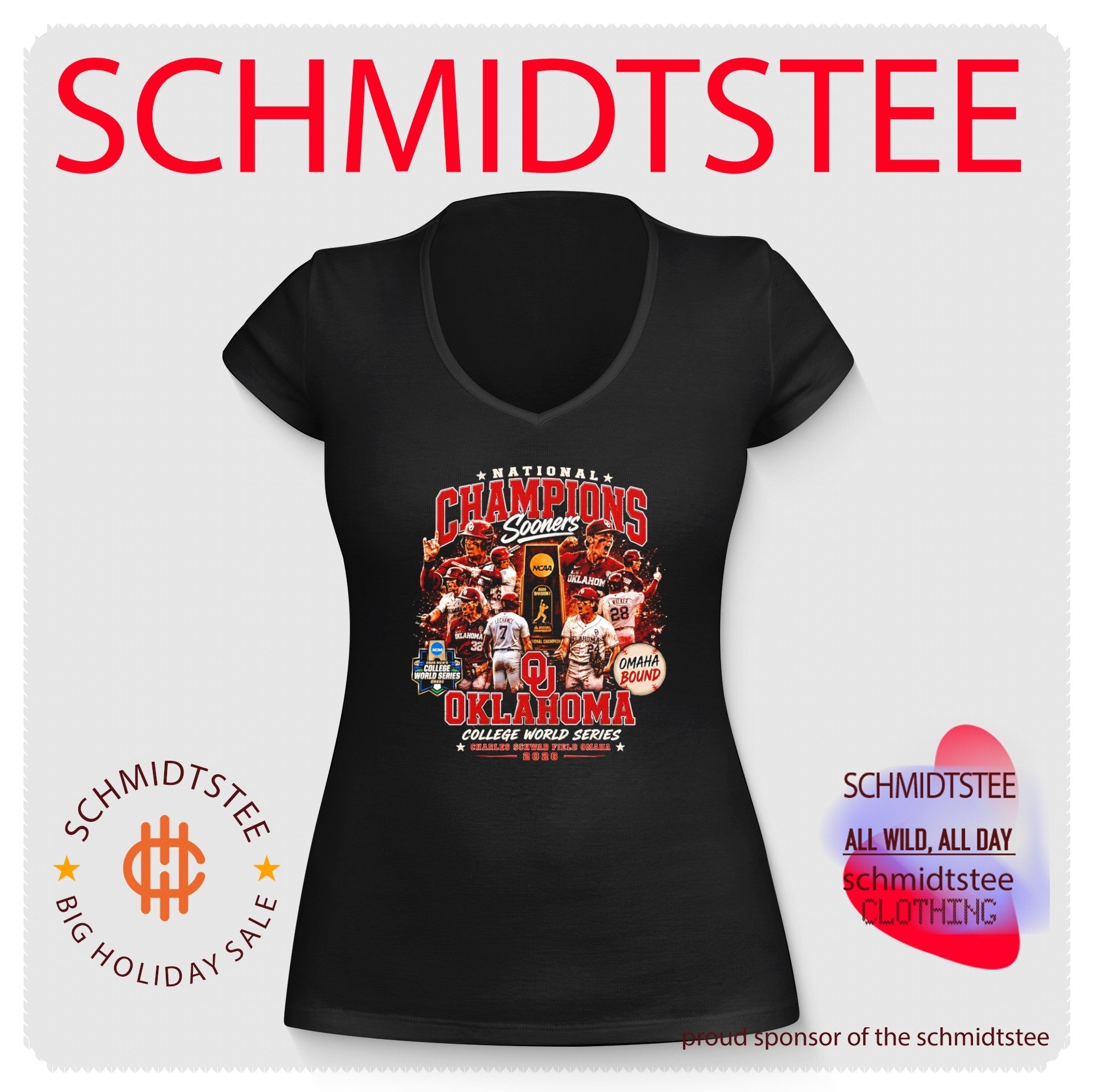 Oklahoma Sooners National Champions 2026 College World Series Shirt