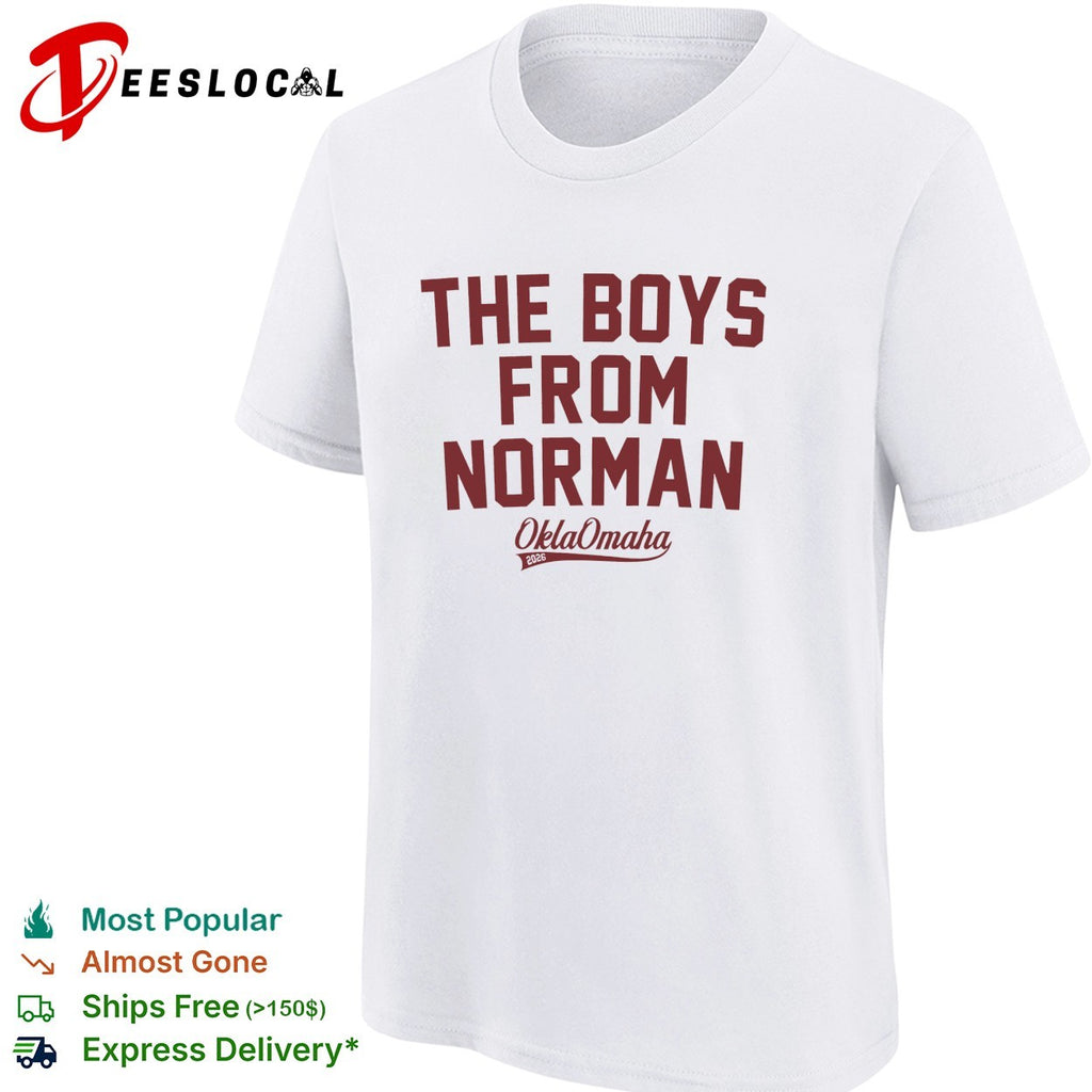 Oklahoma Sooners the boys from Norman OklaOmaha 2026 shirt
