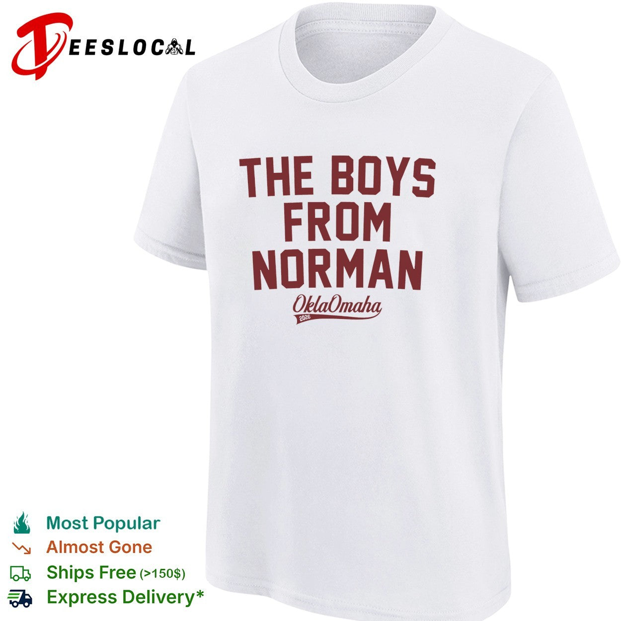 Oklahoma Sooners the boys from Norman OklaOmaha 2026 shirt