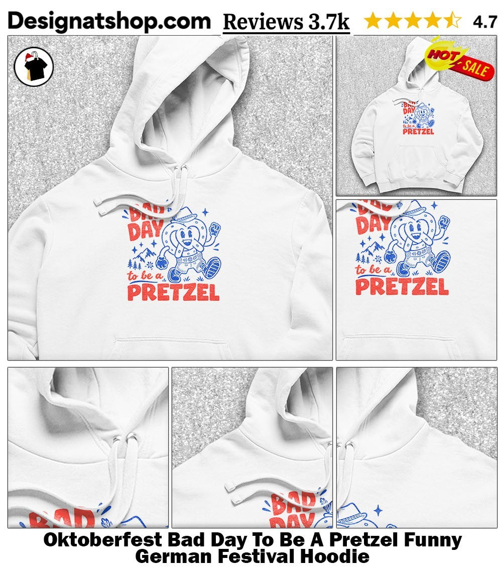 Oktoberfest Bad Day To Be A Pretzel Funny German Festival shirt