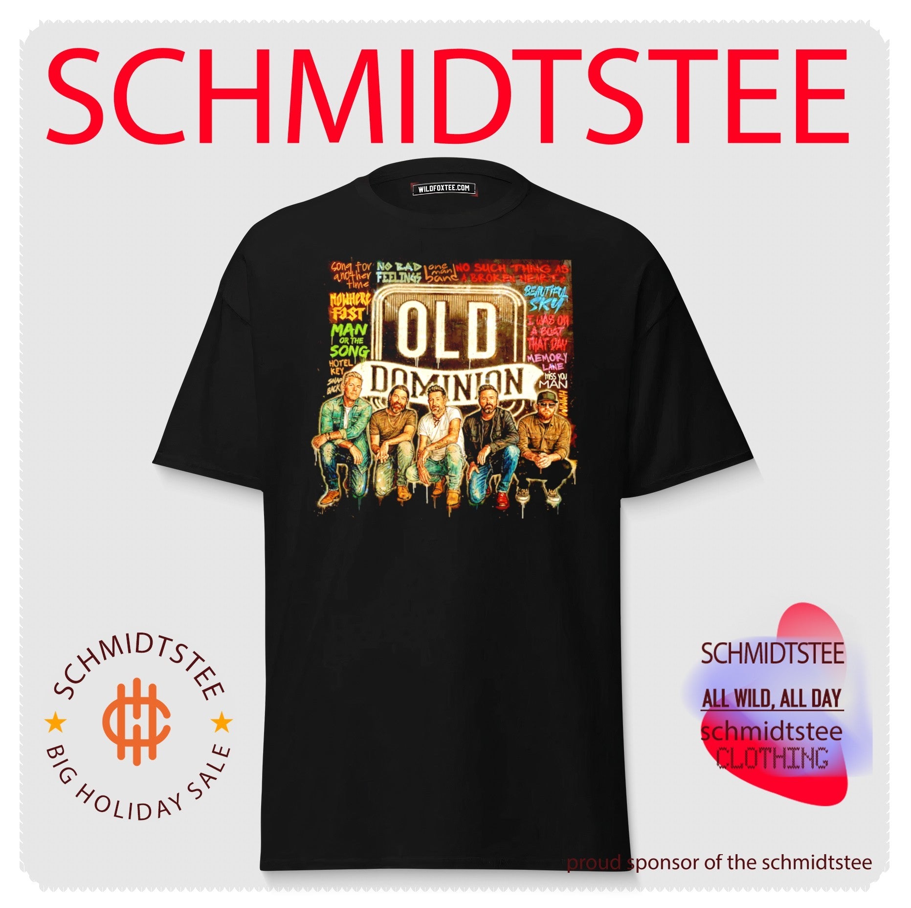 Old Dominion Band Members Graffiti Art Country Music shirt