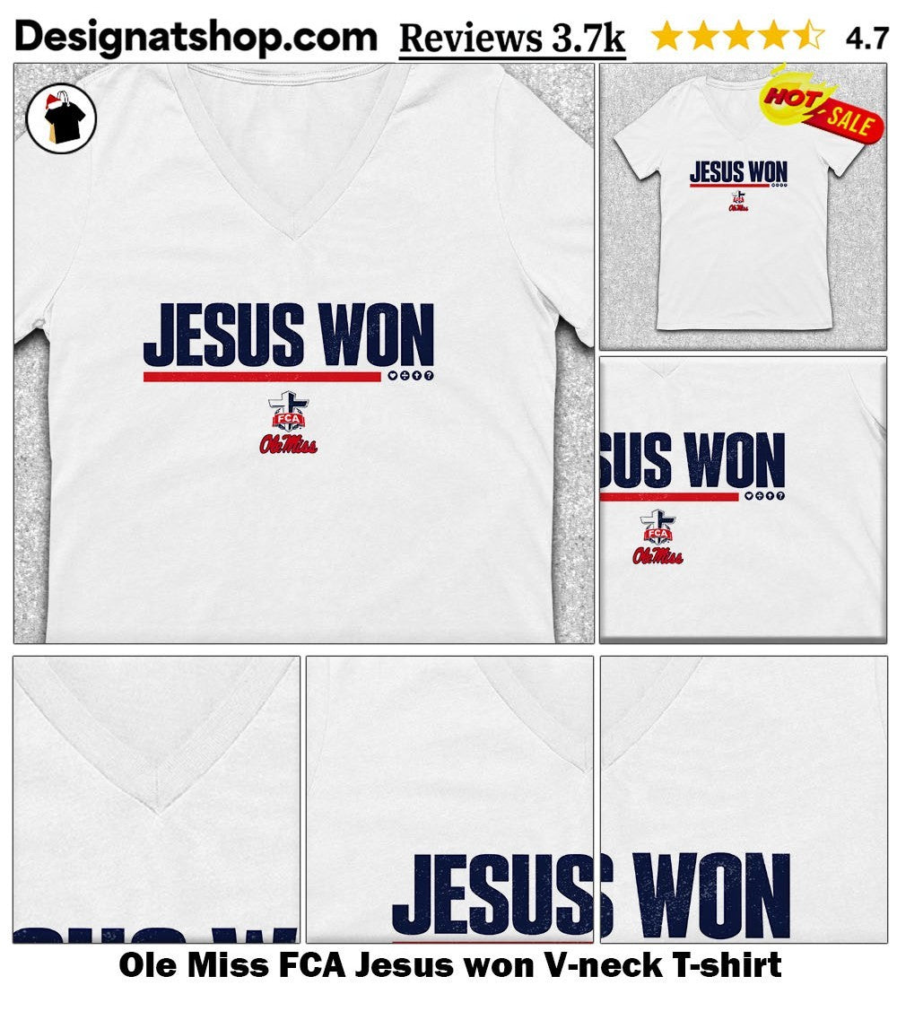 Ole Miss FCA Jesus won shirt