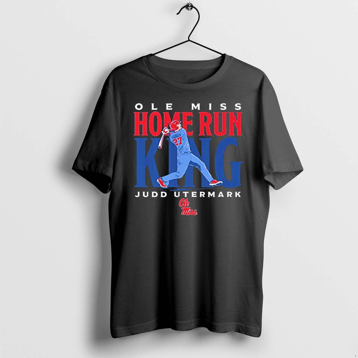 Ole Miss Rebels Judd Utermark Home Run King Tshirts Sweater Hoodie Jpg