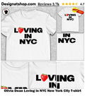 Olivia Dean Loving in NYC New York City shirt