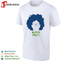 Olivia Miles Minnesota Lynx big head hair and glasses shirt