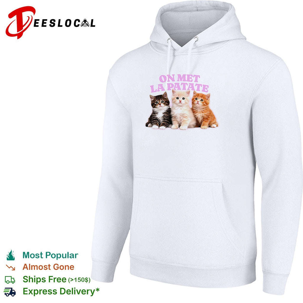 On met la patate kittens trio shirt