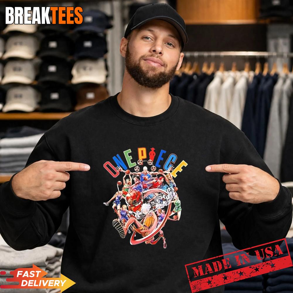 One Piece X NBA 2026 Poster T-Shirt