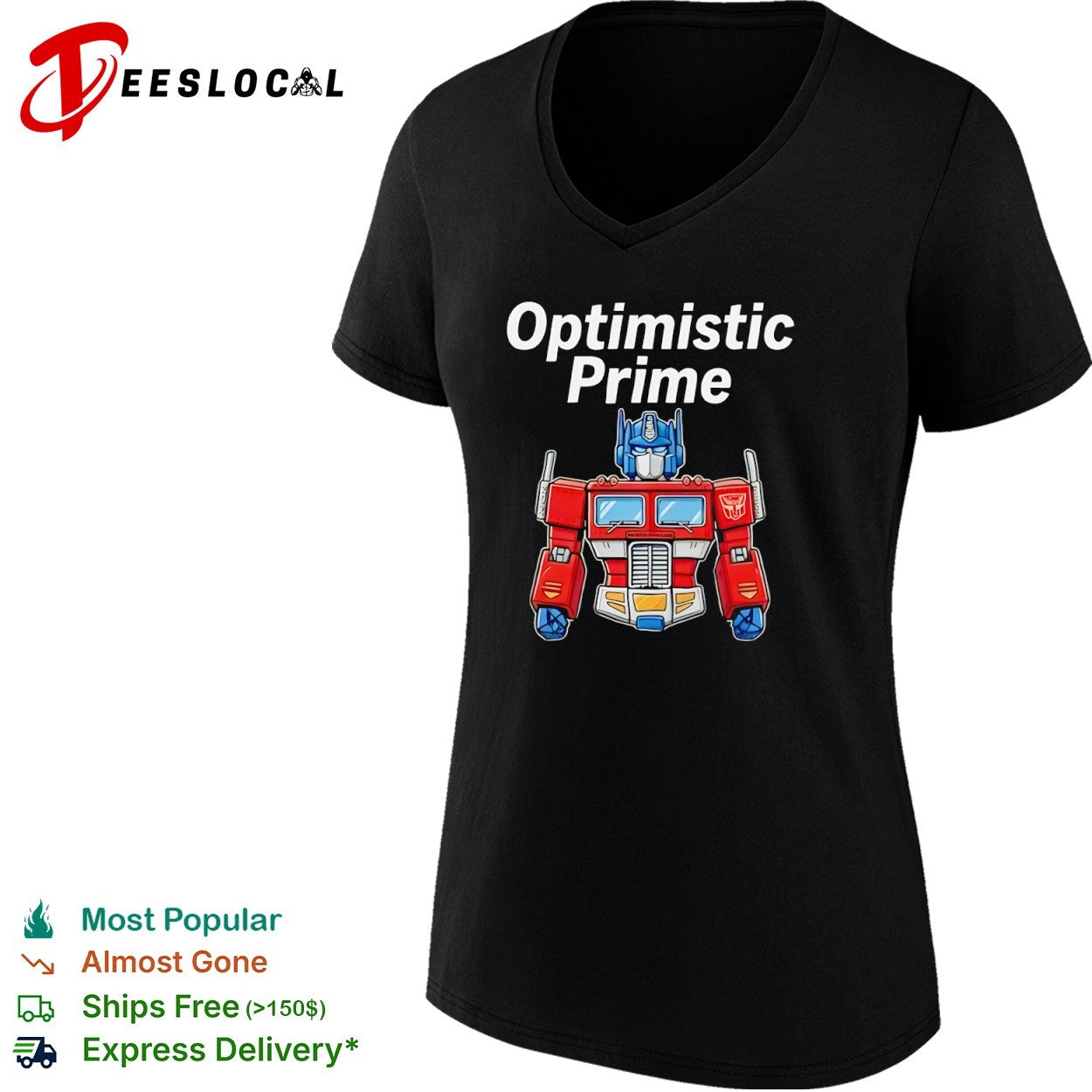 Optimistic Prime Transformers shirt