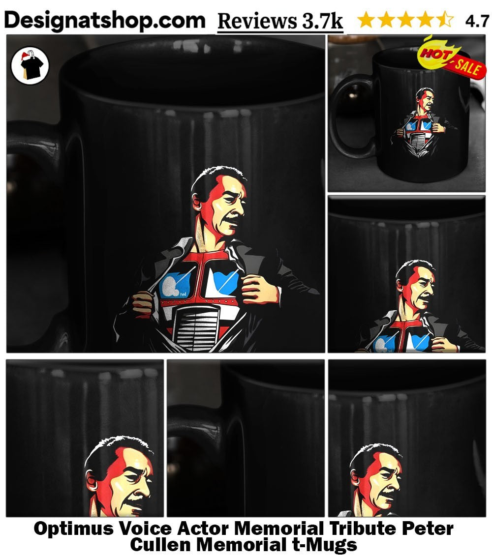 Optimus Voice Actor Memorial Tribute Peter Cullen Memorial t-shirt