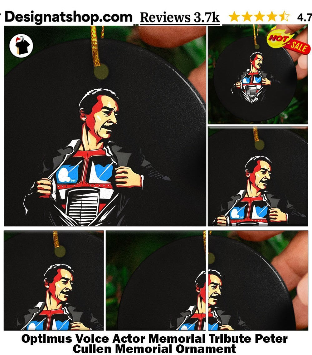 Optimus Voice Actor Memorial Tribute Peter Cullen Memorial shirt