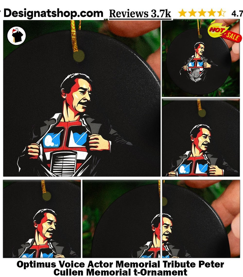 Optimus Voice Actor Memorial Tribute Peter Cullen Memorial t-shirt