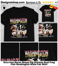 Orca Cow Horse Sheep Pig Chicken Goat Frog Fish Washington State Fair Shirt
