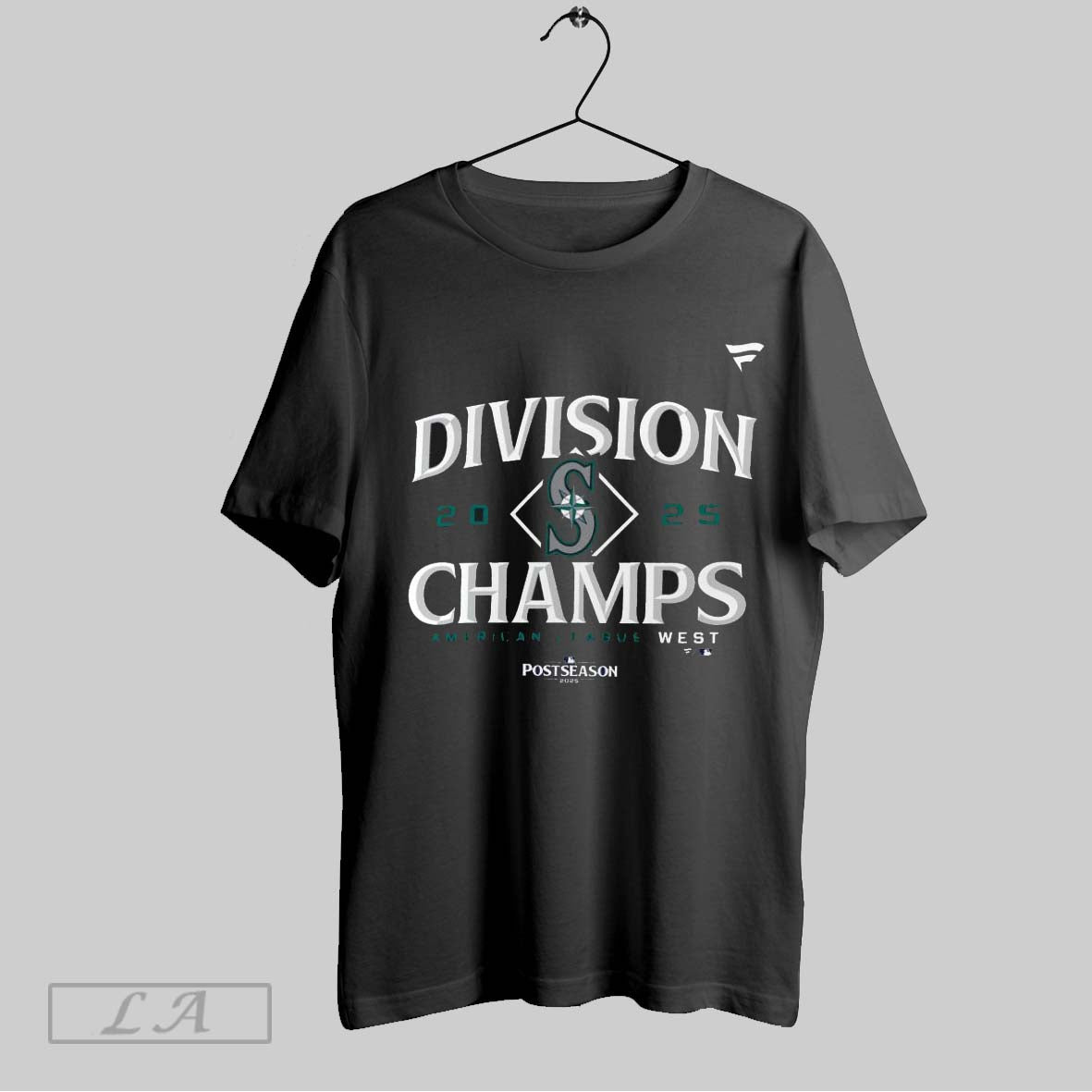 Original 2025 Mariners Al West Division Champions Locker Room