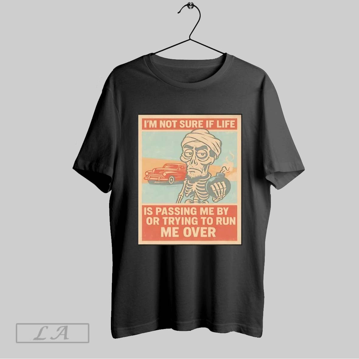 Original Achmed Im Not Sure If Life Is Passing Me Shirt