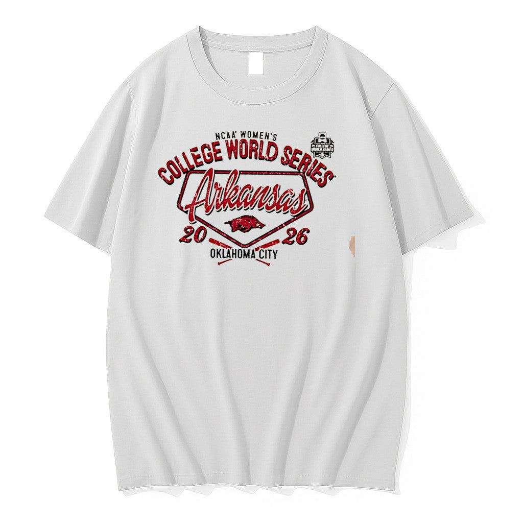 Original Arkansas Razorbacks 2026 Womens College World Series Bound Logo Tee Tshirts
