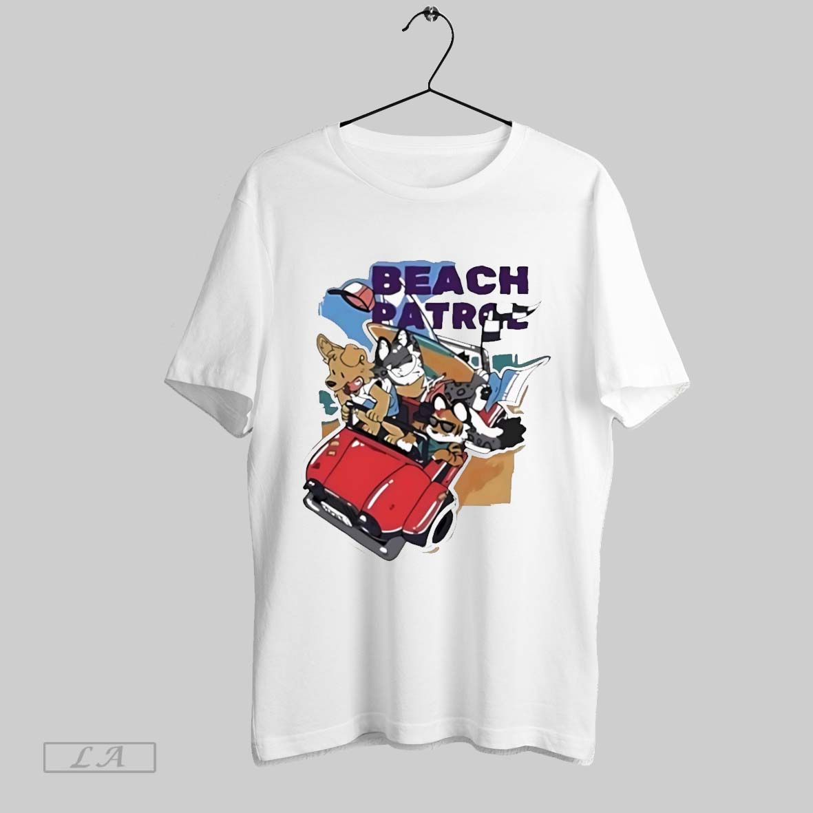 Original Beach Patrol Dogs Car