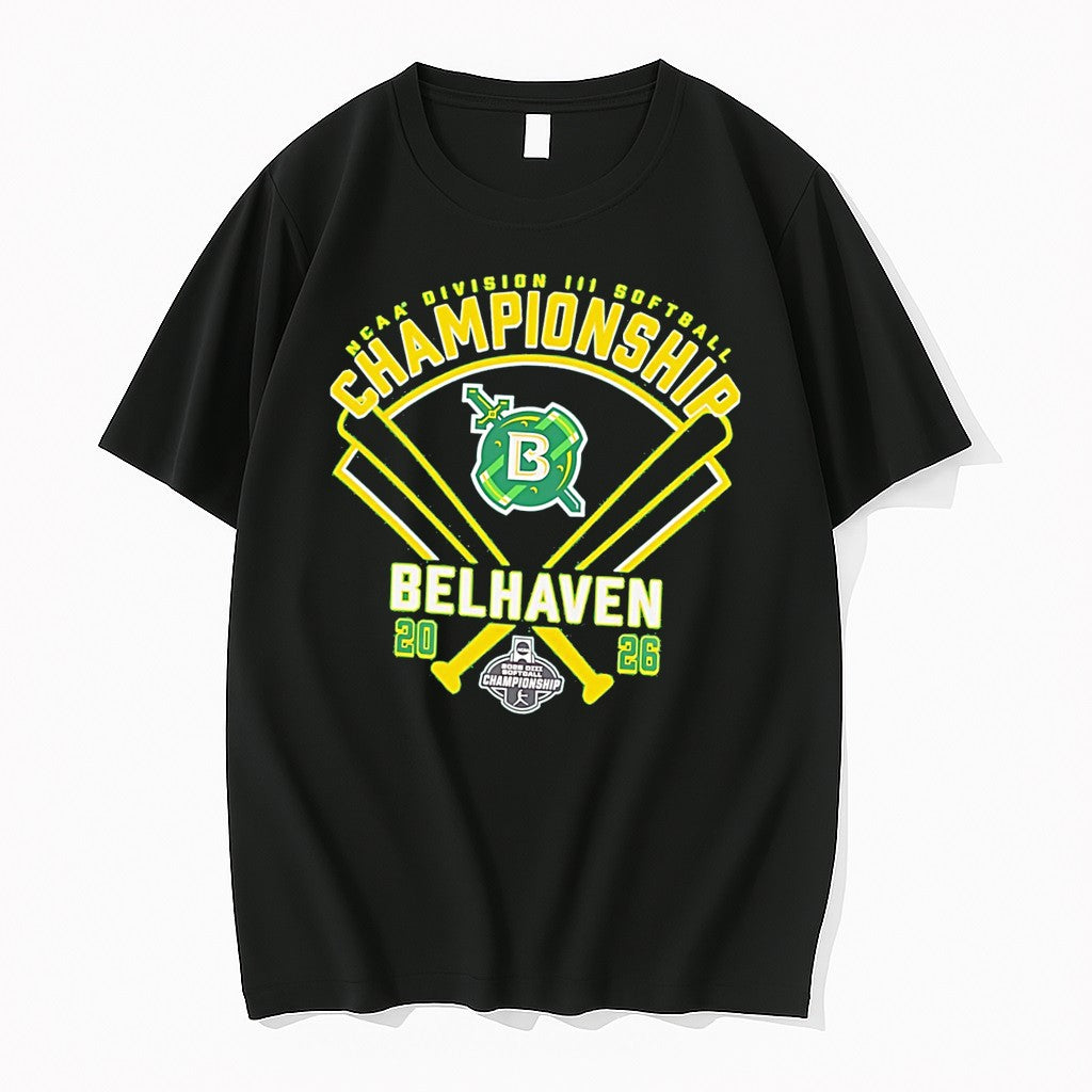 Original Belhaven Softball Ncaa Division Ii Softball Championship 2026 Tee Tshirts