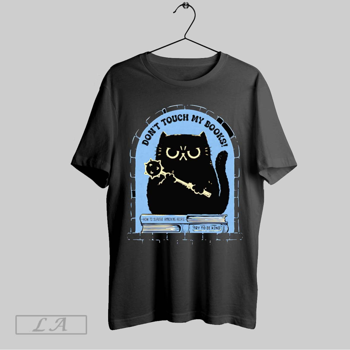Original Black Cat Dont Touch My Books