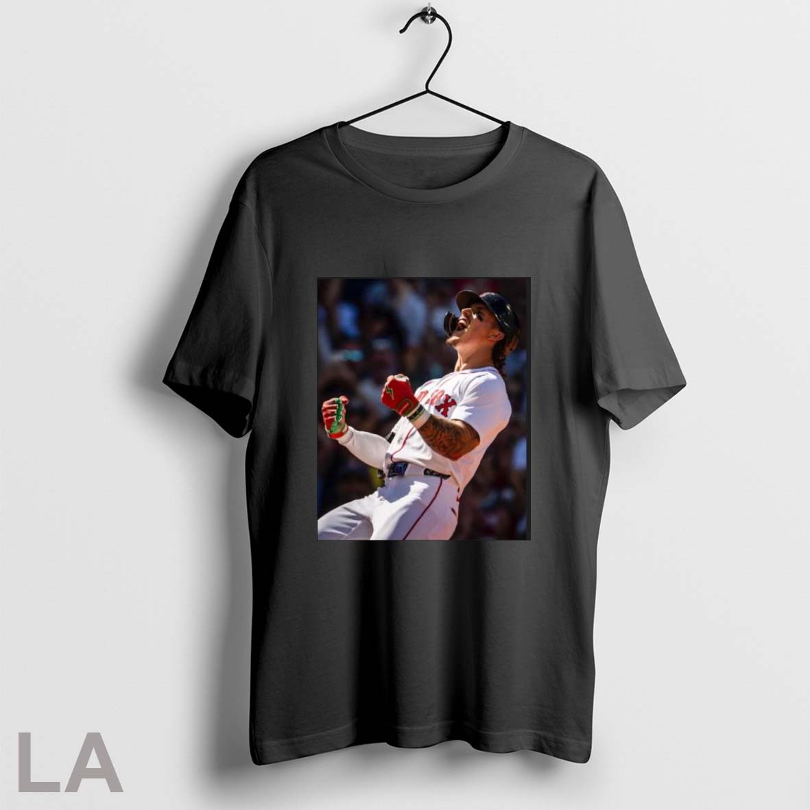 Original Boston Red Sox Jarren Duran Celebration Pose Photo