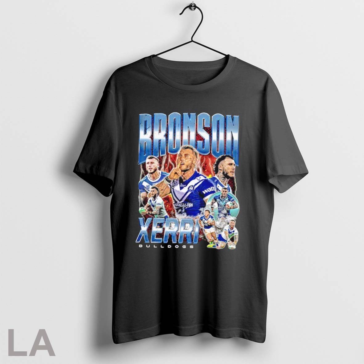 Original Bronson Xerri Canterbury Bankstown Bulldogs Nrl Graphic