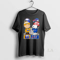 Original Buffalo Sabres And Bills Charlie Brown And Snoopy Fist Bump