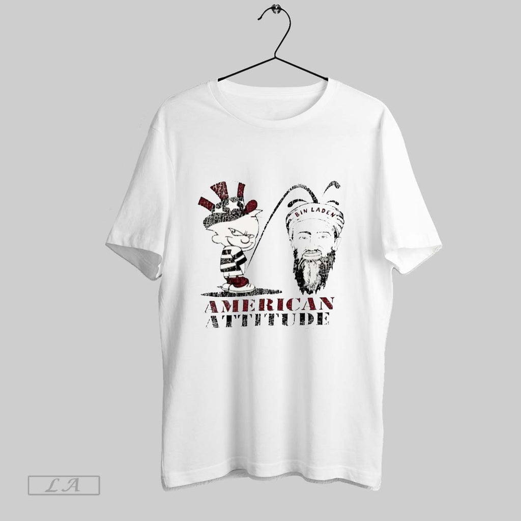 Original Calvin Hobbes Bin Laden American Attitude Ass