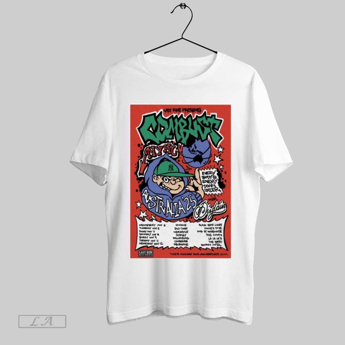 Original Combust Nyhc Every Bodys Down Under 2025 Tour Dates Australia