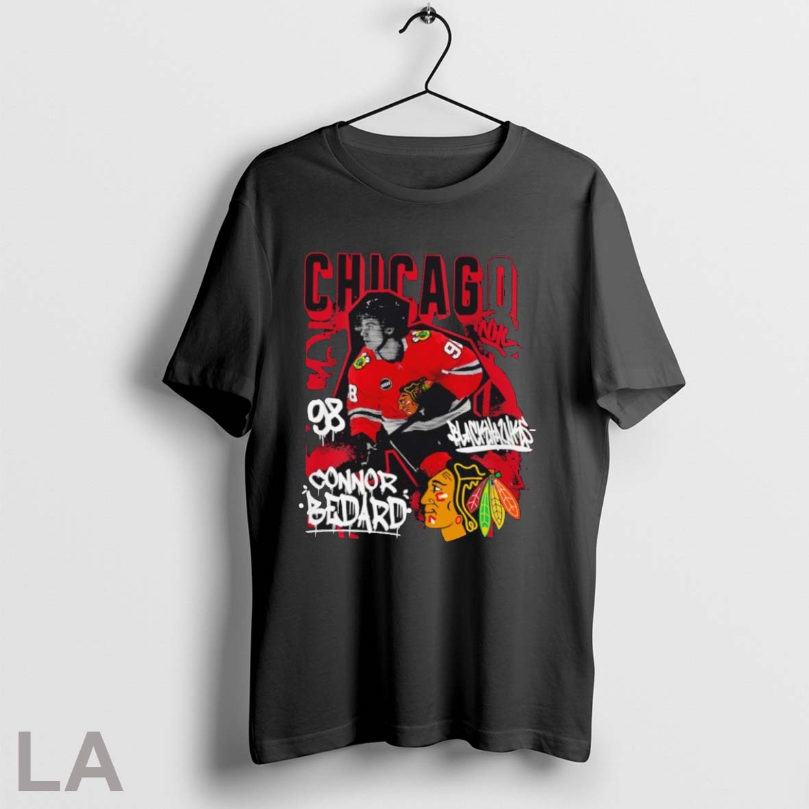 Original Connor Bedard Chicago Blackhawks Nhl Photo Graphic