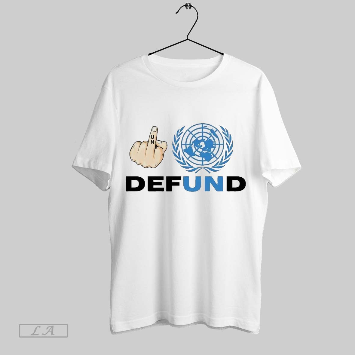 Original Defund Un Middle Finger