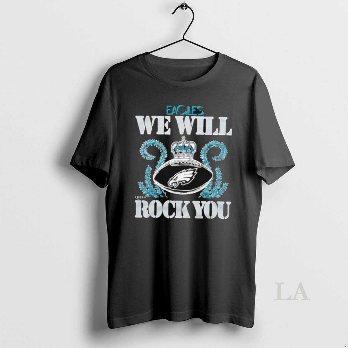 Original Eagles We Will Queen Rock You Football Logo
