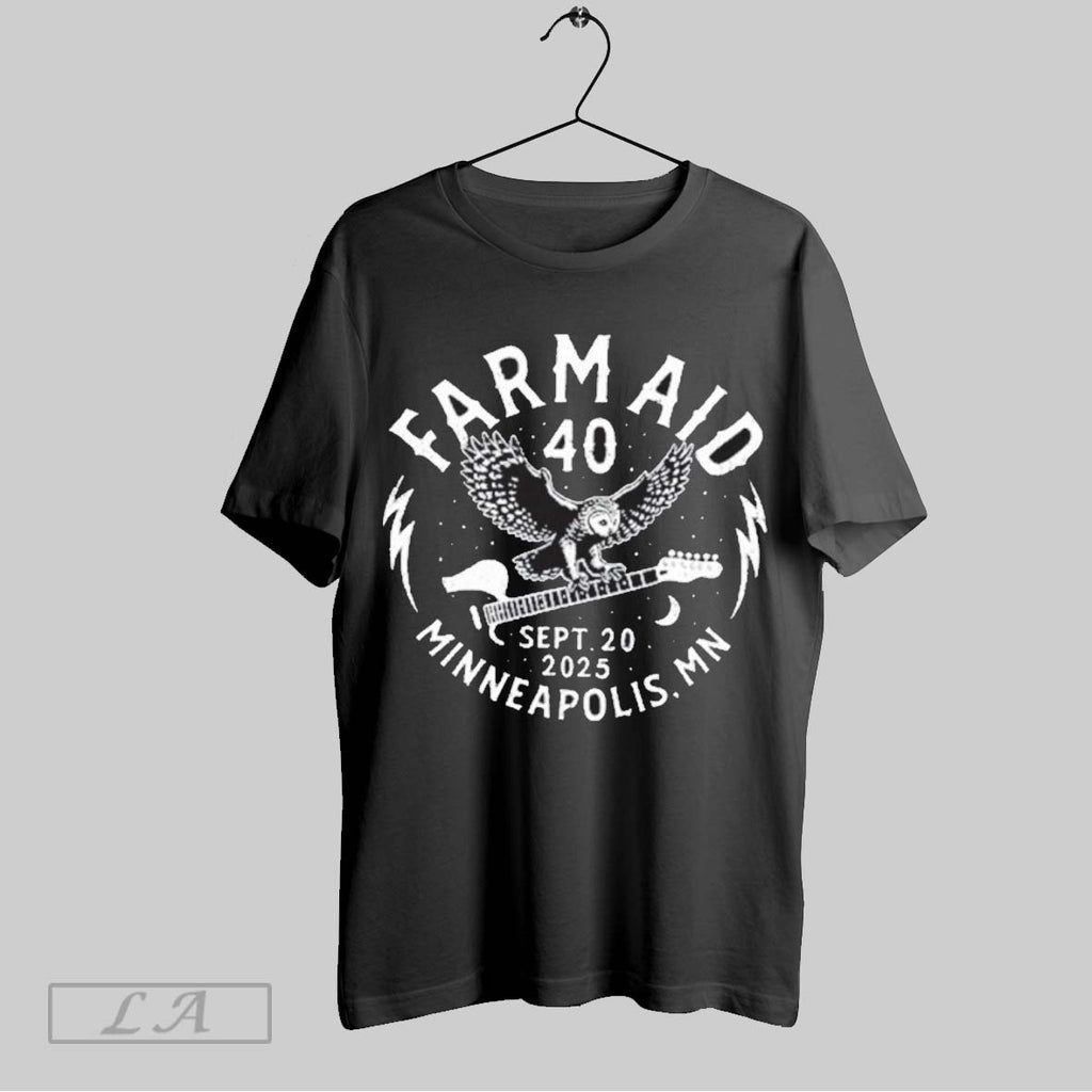 Original Farm Aid 40 Barn Owl