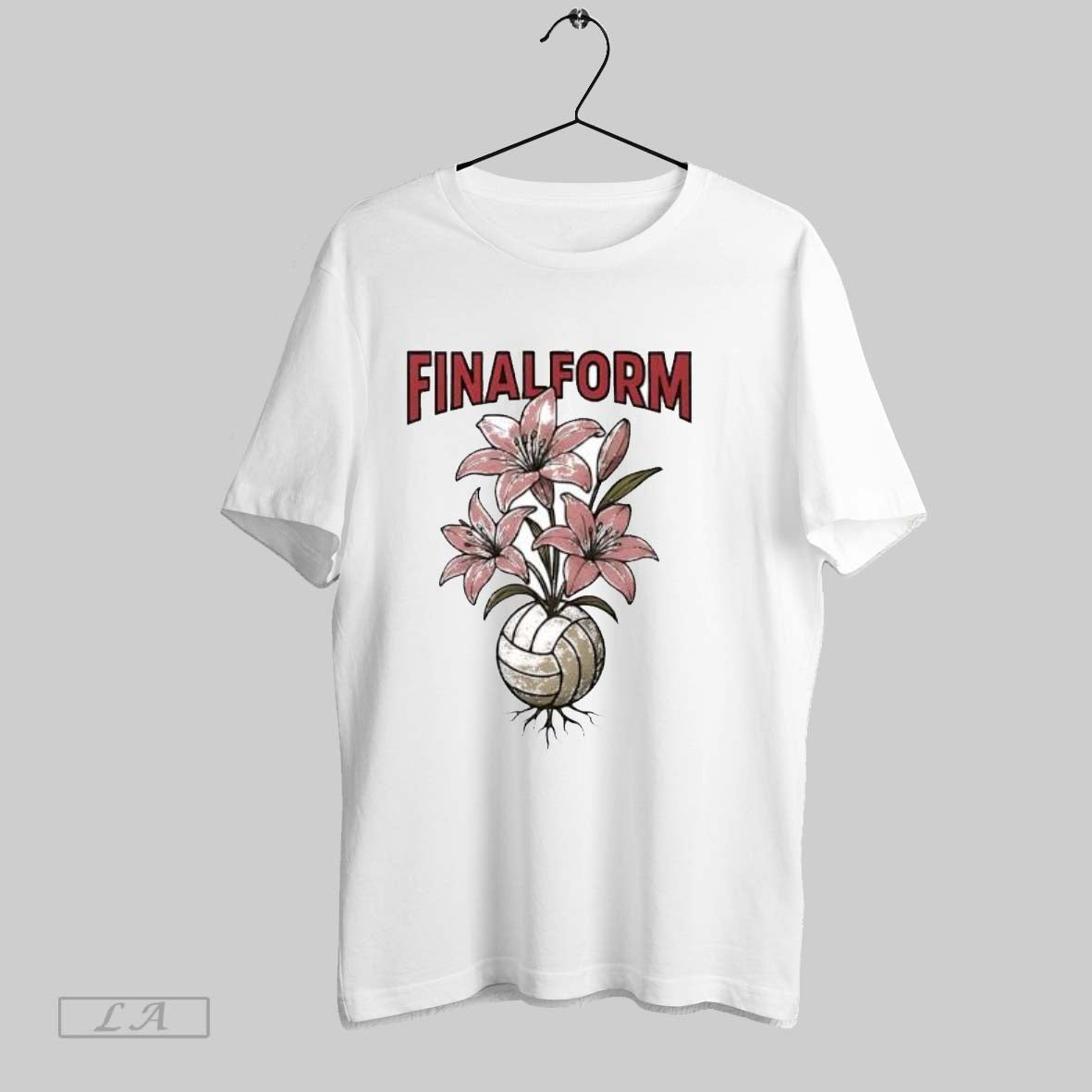 Original Final Form Volleyball Rooted Flower Graphic