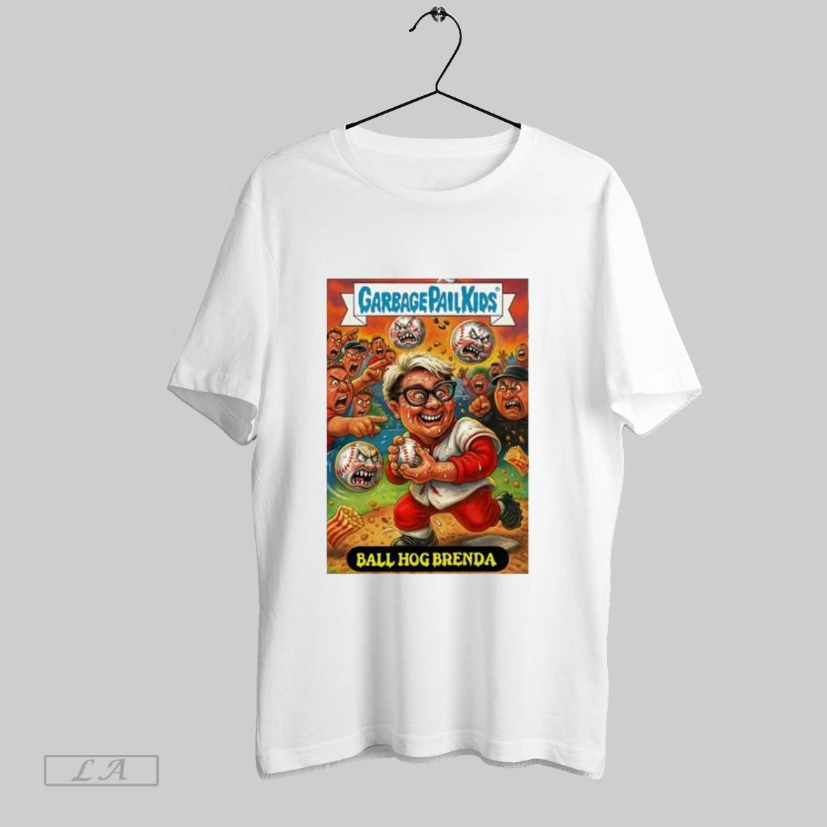 Original Garbage Pail Kids Ball Hog Brenda Baseball Player Card