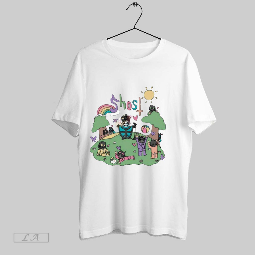Original Ghost Band Vintage Cartoon Pastel Ar