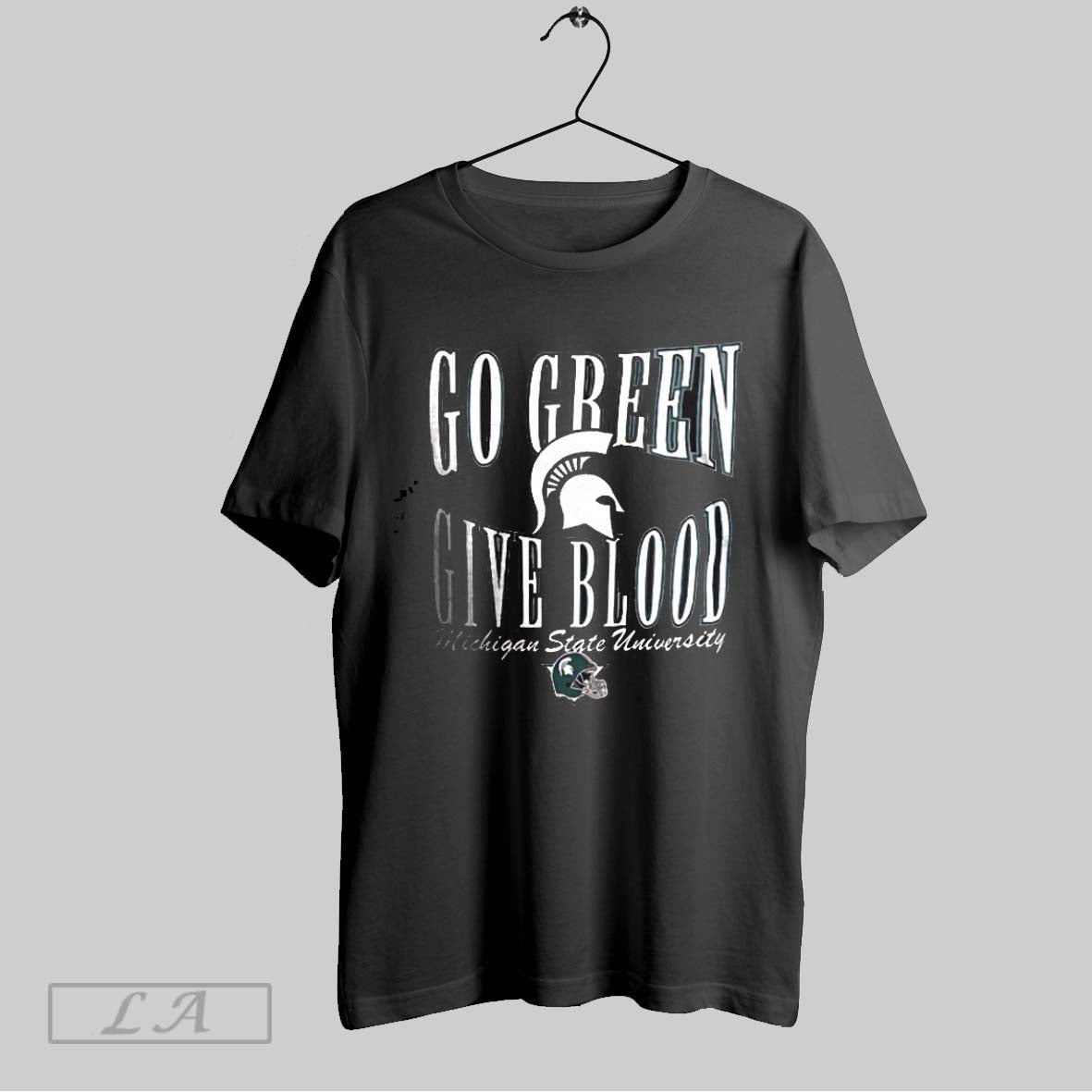 Original Go Green Give Blood Michigan State University