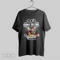 Original God First Family Second Then Army Black Knights Football Mascot Cross