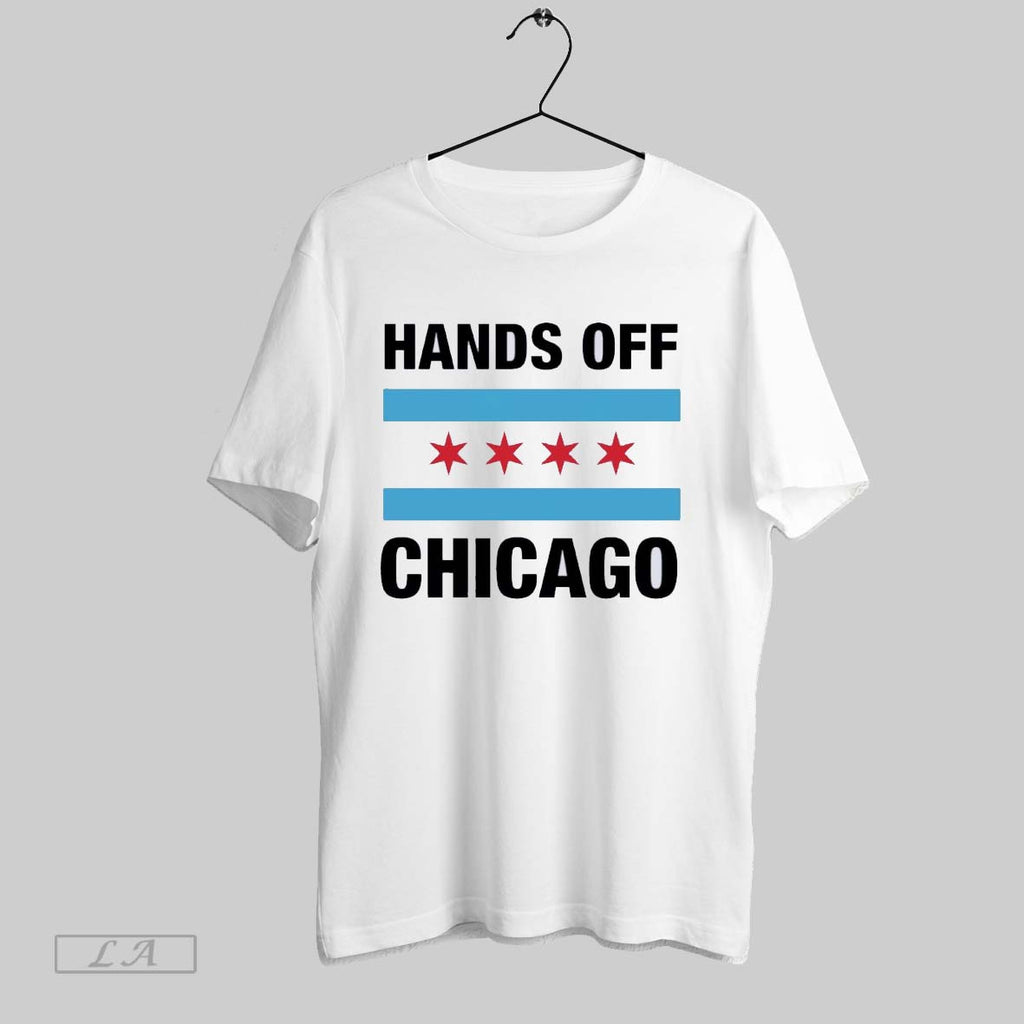 Original Hands Off Chicago Flag
