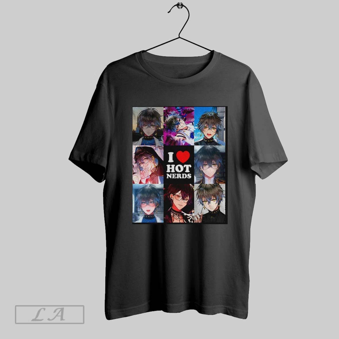 Original Ike Eveland I Love Hot Nerds Graphic