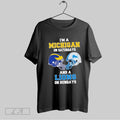 Original Im A Michigan On Saturdays And A Lions On Sundays Football Helmet