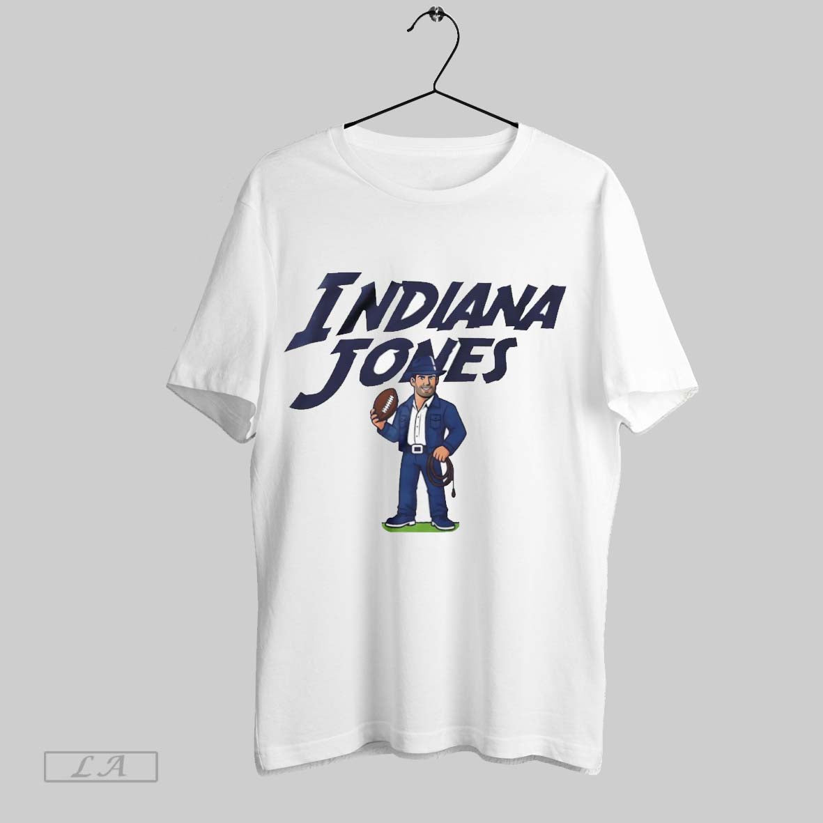 Original Indiana Jons Daniel Jones Indianapolis Colts Cartoon