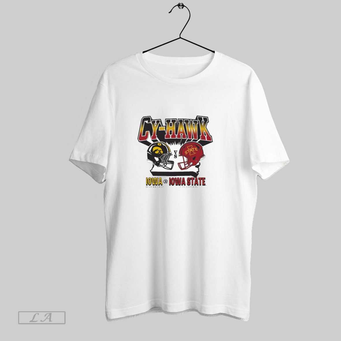 Original Iowa Hawkeyes Vs Iowa State Cyclones Cy Hawk Helmets T Shirts