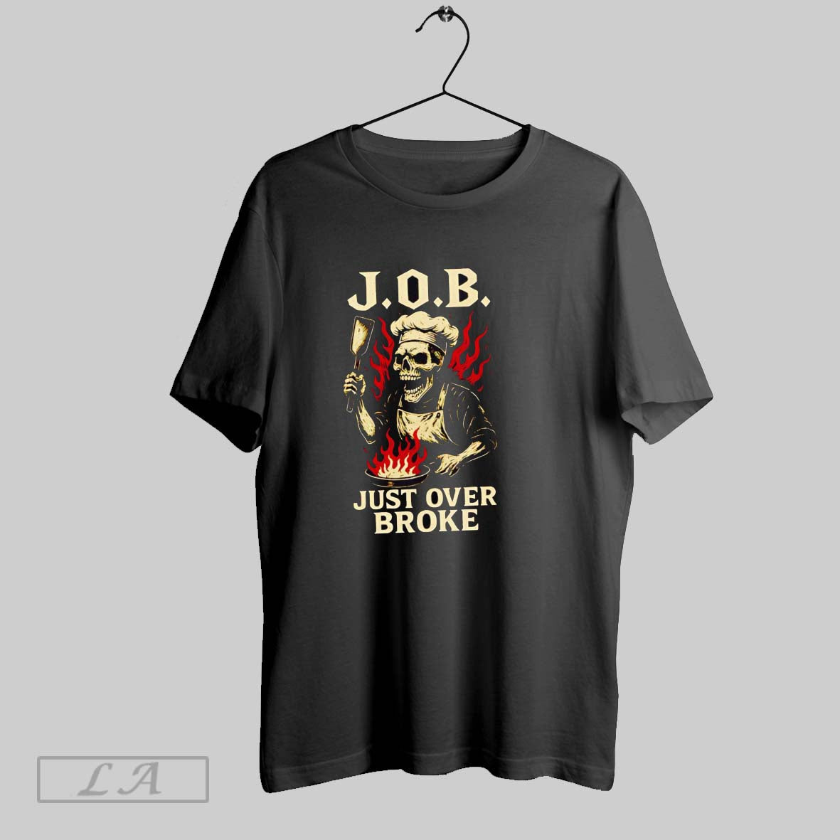 Original J O B Just Over Broke Skeleton Fiery