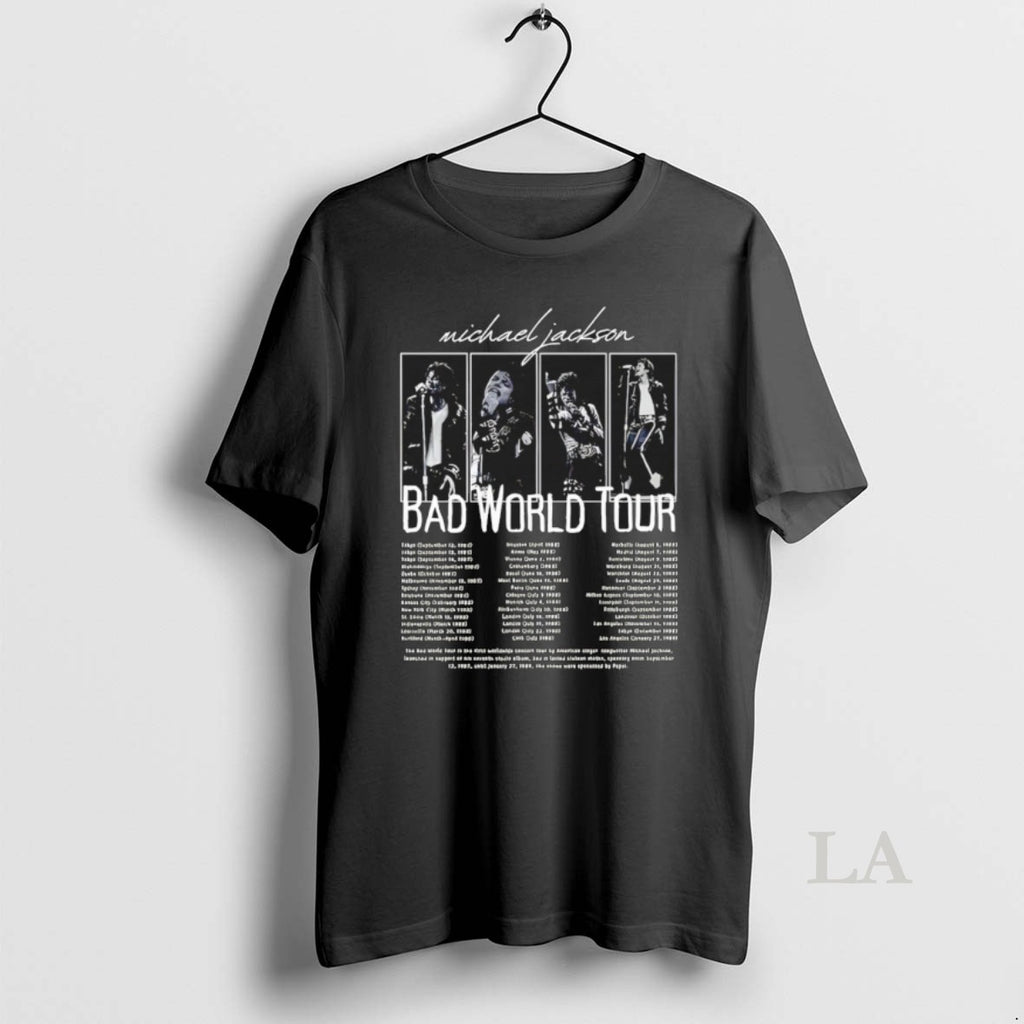 Original Jackson Bad World Tour 2026 Graphic