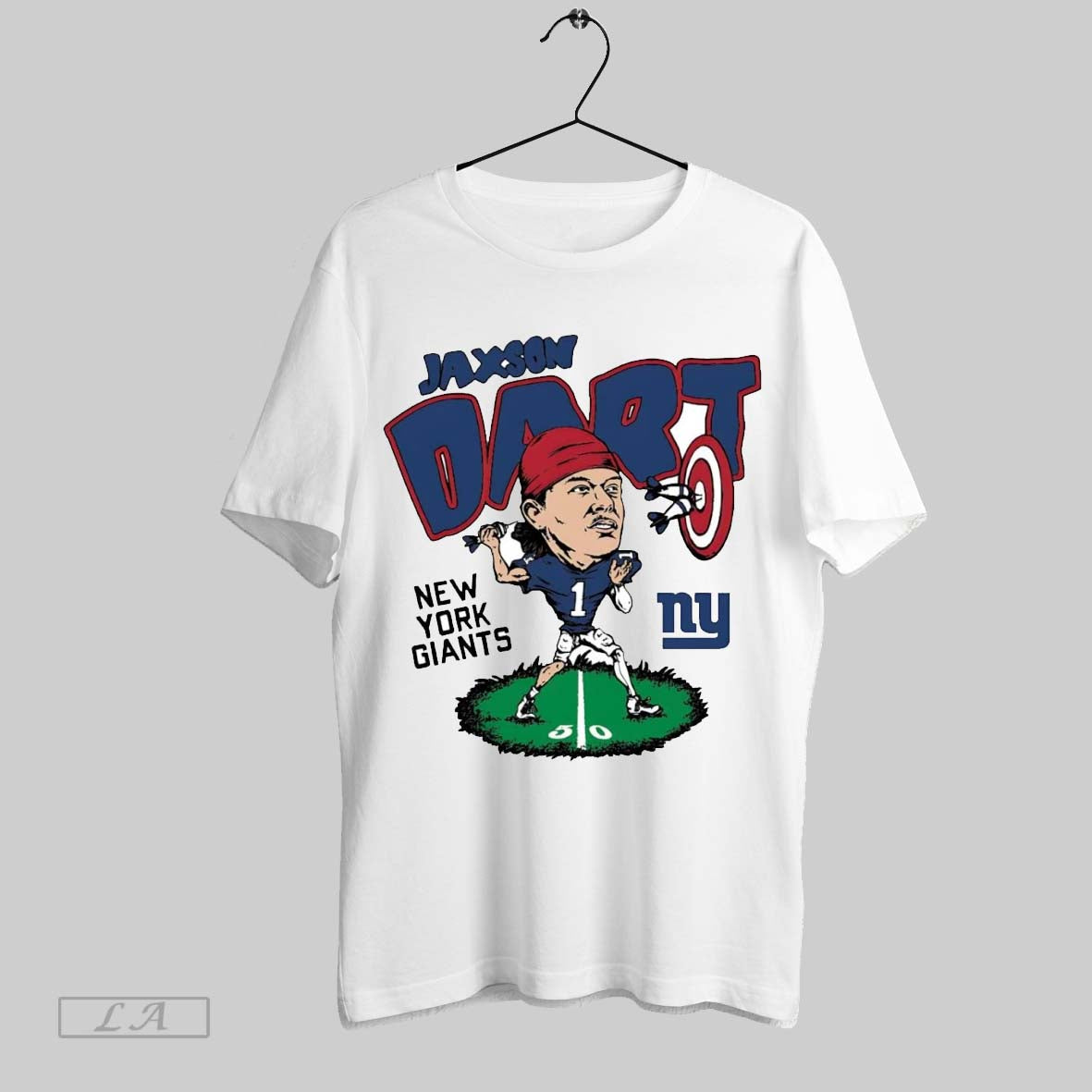 Original Jaxson Dart Caricature Player New York Giants