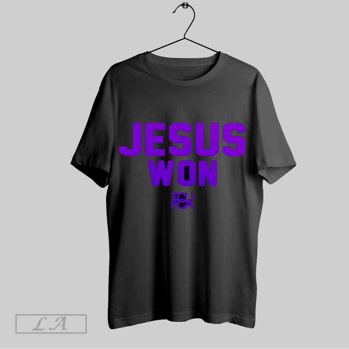 Original Jesus Won Tcu Football